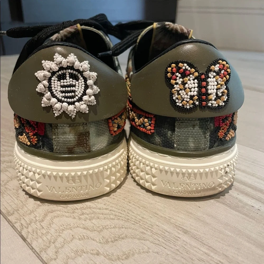 VALENTINO
Tie Dyed Beaded Sneakers - Picture 3 of 6